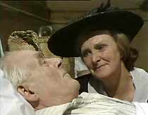 Bella (Jean Heywood) comforts Uncle Mick (J.G.Devlin).