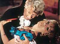 Jon Pertwee and Ingrid Pitt in The House That Dripped Blood.